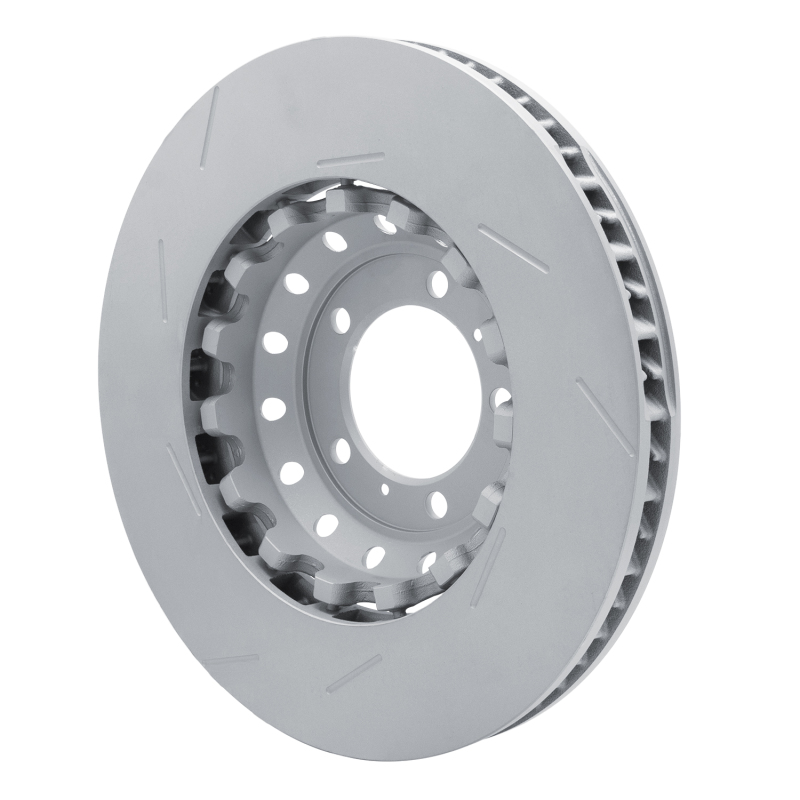 Porsche Panamera Brake Rotor (1) - Left Front - R1 Concepts - Slotted Carbon Alloy GeoMET - `10-`16